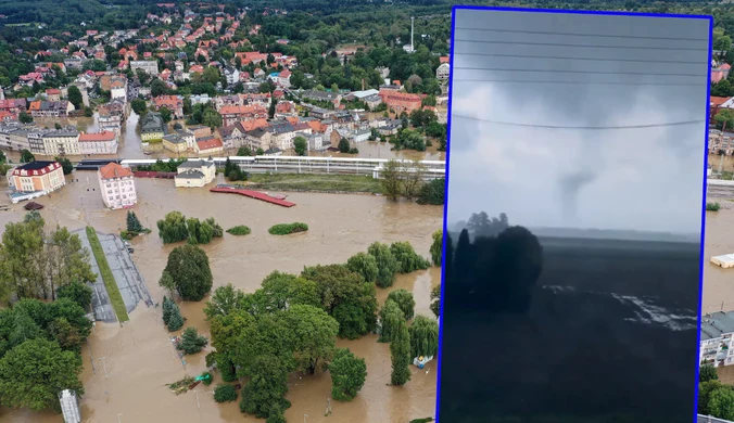 Niż Boris nabiera rozmachu. Trąba powietrzna pod Krotoszynem