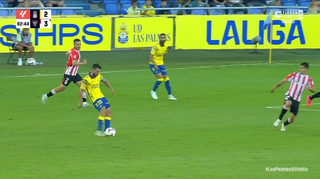 Skrót meczu UD Las Palmas - Athletic Club.

Gole: 58. S. Ramírez, 83. Muňoz (K. Rodríguez) – 7. Sancet (I. Williams), 30. N. Williams (I. Williams), 76. Paredes (I. Williams)
