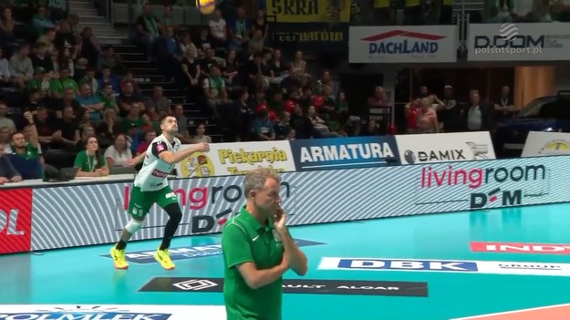 PGE Skra Bełchatów wygrała z Indykpolem AZS Olsztyn 3:1 w meczu pierwszej kolejce PlusLigi. Oto asy serwisowe z tego spotkania.

