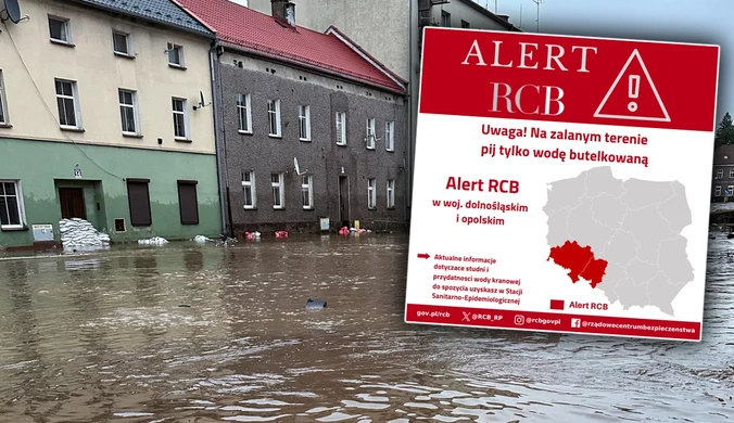 Pilny alert RCB. Służby wskazują na wodę pitną