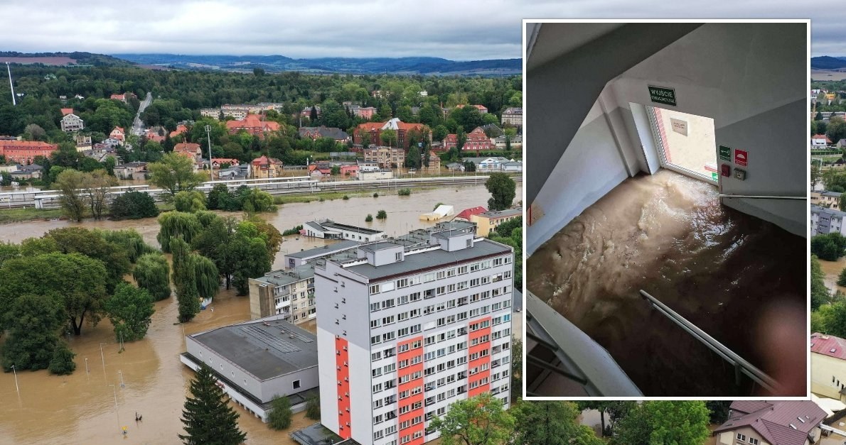 Woda zalała szpital w Nysie. „Całkowita ewakuacja”