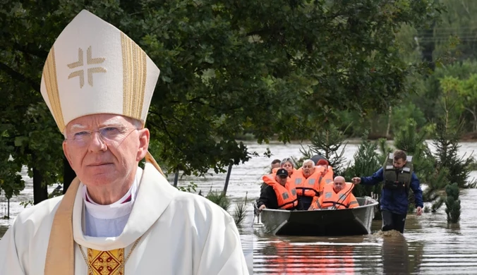 Abp Jędraszewski zapowiada pomoc dla powodzian. Padła kwota