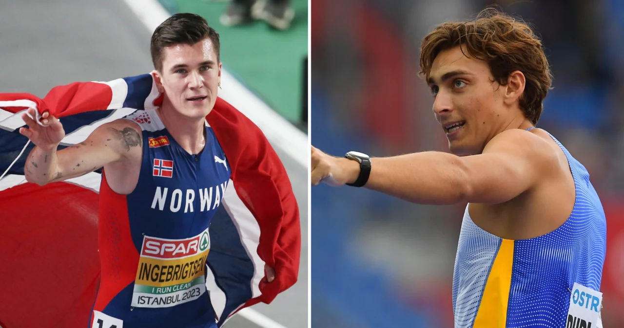 Jakob Ingebrigtsen i Armand Duplantis