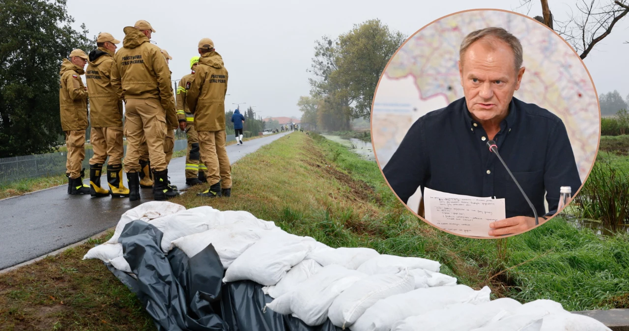 Donald Tusk: wprowadzimy zakaz przebywania na wałach przeciwpowodziowych