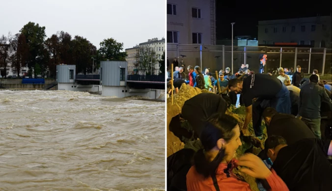 Siatkarski mistrz Europy na wałach. Nocna walka o ocalenie miasta