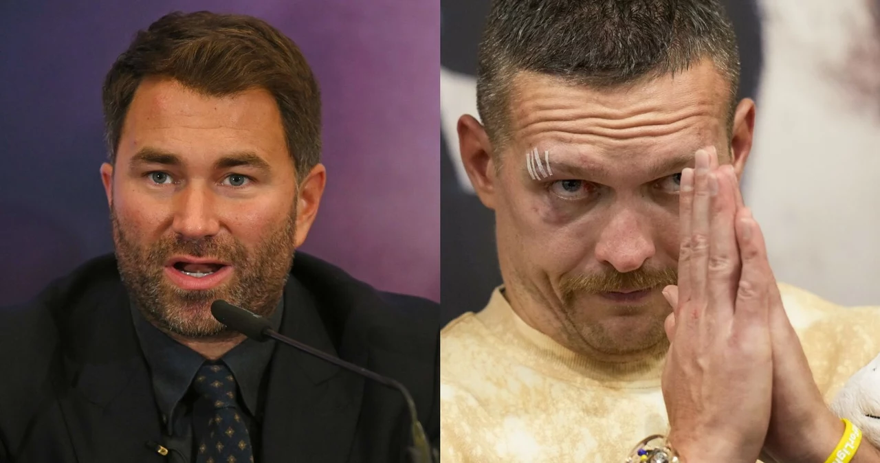 Eddie Hearn i Ołeksandr Usyk