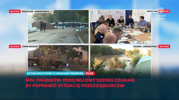 - Żeby te pieniądze były właściwie dedykowane, żeby nie remontować tego, co wymaga pełnej odbudowy - zaapelował premier Donald Tusk w kwestii stanu budynków po powodzi.