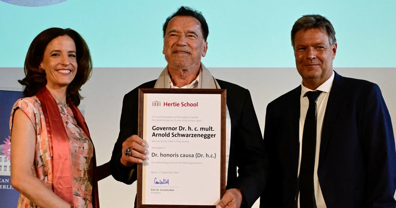 Arnold Schwarzenegger został utytułowany doktorem honoris causa