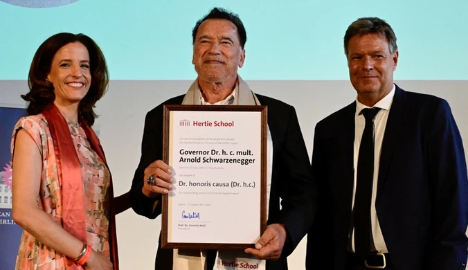 Schwarzenegger doktorem honoris causa. "Wyjątkowy człowiek"