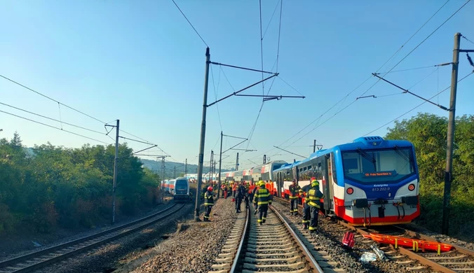 Zderzenie pociągów w Pradze. Wielu rannych, ewakuacja