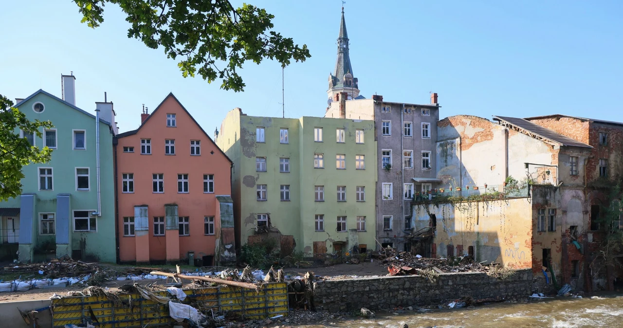 Zniszczony Lądek-Zdrój po powodziach