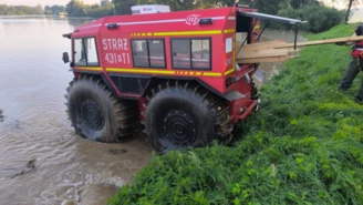 Strażacki SHERP ruszył do akcji. "Sprawdza się"