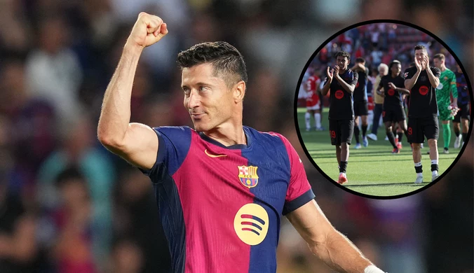 Wieści z Francji przerwały przygotowania Barcelony do meczu. Robert Lewandowski wyróżniony