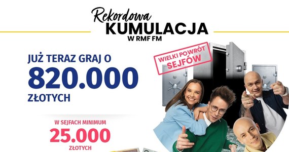 820 tysięcy złotych - taką sumę zgarnął w Rekordowej Kumulacji w RMF FM pan Karol z okolic Suwałk. To ​największa nagroda w historii polskiej radiofonii!