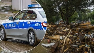 Szabrownicy wpadli w ręce policji. Kolejny incydent na zalanych terenach