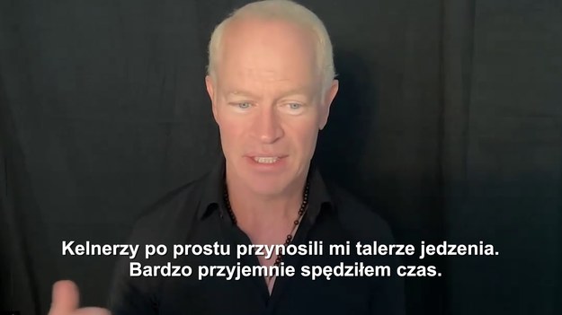 Aktor Neal McDonough wspomina Kraków. - Bardzo przyjemnie spędziłem czas. Uwielbiam Kraków, uwielbiam to miasto, uwielbiam trębacza. Kraków ma tyle wspaniałej historii. To było jedno z najpiękniejszych miejsc, w jakich kiedykolwiek byłem. Bardzo mi się podobało.