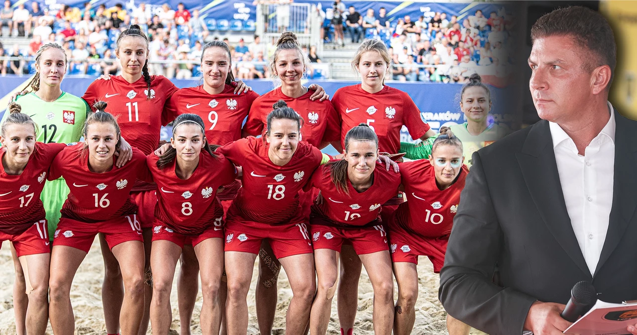 Mateusz Borek przeprasza za skandaliczne słowa o kobiecej reprezentacji Polski beach soccera. Fot. Michał Chwiediuk / Michał Trzpis