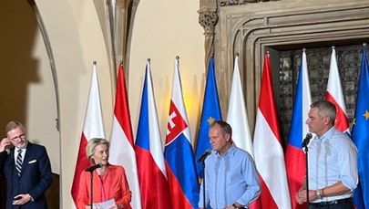 Ursula von der Leyen we Wrocławiu. Mówiła o pomocy dla powodzian [RELACJA NA ŻYWO]