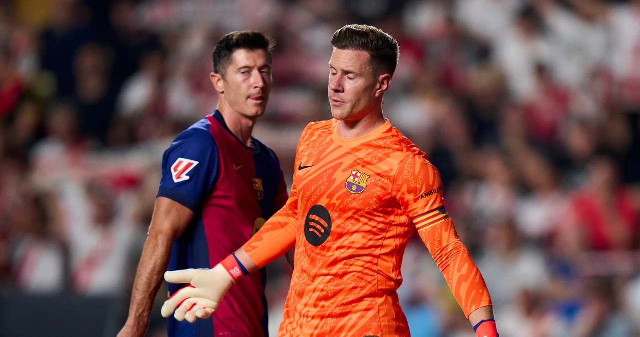 Robert Lewandowski i Marc-Andre ter Stegen