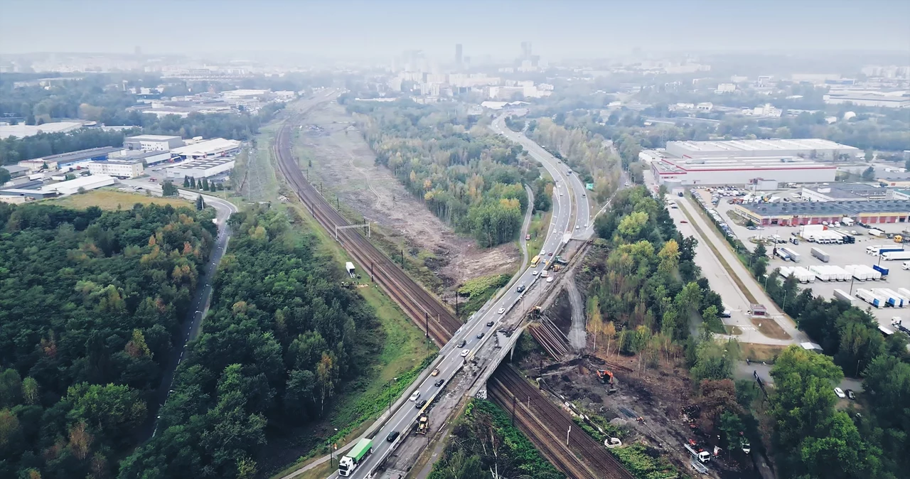 Przebudowa wiaduktu drogowego na ul. Bagiennej w Katowicach