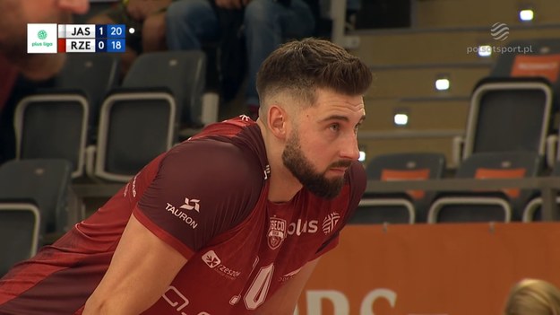 Jastrzębski Węgiel – Asseco Resovia Rzeszów 3:0 (26:24, 25:21, 25:15) - siatkówka/PlusLiga 2024/2025, 2. kolejka. Asy serwisowe.

