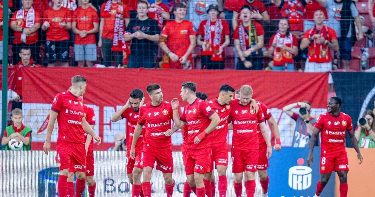 Widzew do przerwy prowadził z Piastem Gliwice 