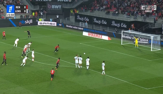 Stade Rennais FC - RC Lens. Skrót meczu. WIDEO (Eleven Sports)