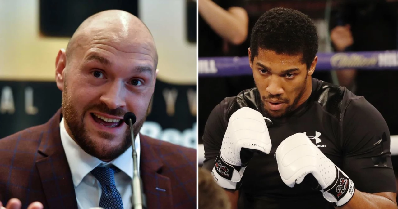 Tyson Fury wybrał się na walkę z udziałem Anthony'ego Joshuy