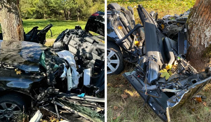 Tragiczny wypadek na Podkarpaciu. Nie żyją dwie młode osoby