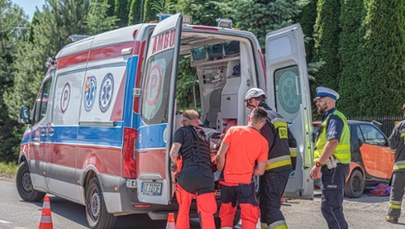 Spowodował wypadek i uciekł. Nie pomógł ojcu