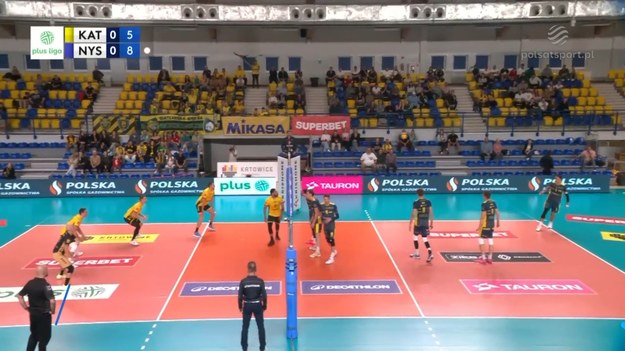 GKS Katowice – PSG Stal Nysa 0:3 (17:25, 23:25, 17:25). Siatkówka/PlusLiga - 2. kolejka.

