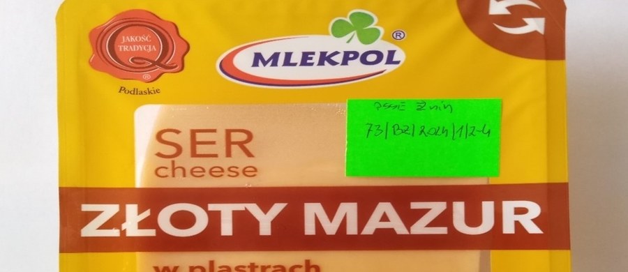 GIS wydał ostrzeżenie dotyczące popularnego sera Złoty Mazur. Powodem jest niebezpieczna bakteria Salmonella Newport wykryta w jednej z próbek produktu. 