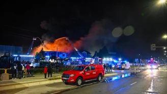 Potężny pożar w Kielcach opanowany. W akcji brało udział 80 strażaków