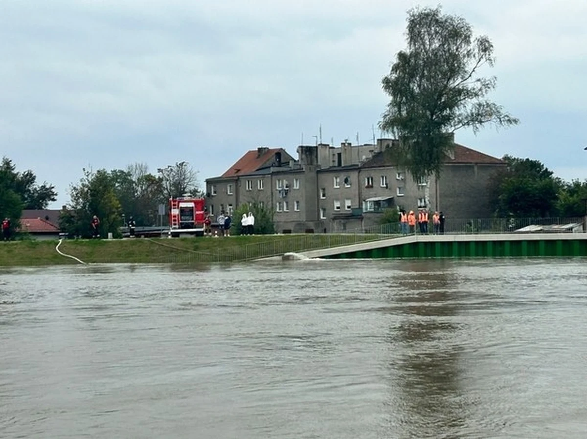 Fala szczytowa na Odrze przeszła przez Krosno Odrzańskie w województwie lubuskim. Eksperci IMGW spodziewali się, że poziom wody w Odrze w tym mieście zacznie opadać około godz. o godz. 14, ale stało się to wcześniej.  "Mamy stabilizację na rzece. Oznacza to, że najprawdopodobniej gorzej już nie będzie" – powiedział po godz. 10 rzecznik lubuskiej straży pożarnej mł. bryg Arkadiusz Kaniak. Następnymi większymi miastami na drodze fali powodziowej są Słubice i Kostrzyn nad Odrą.