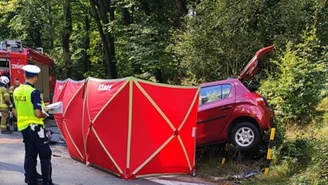 Tragiczny wypadek w Otominie. Nie żyje małżeństwo