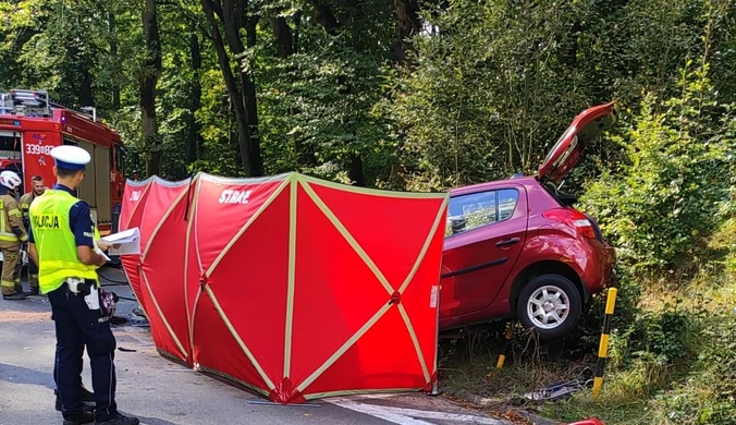 Tragiczny wypadek w Otominie. Nie żyje małżeństwo