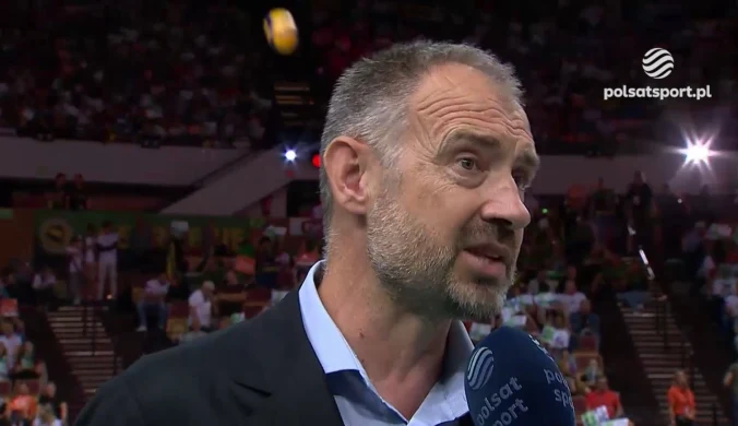Nikola Grbić czujnie obserwuje siatkarzy. Zaskoczył już w pierwszych słowach. "Dużo błędów". WIDEO