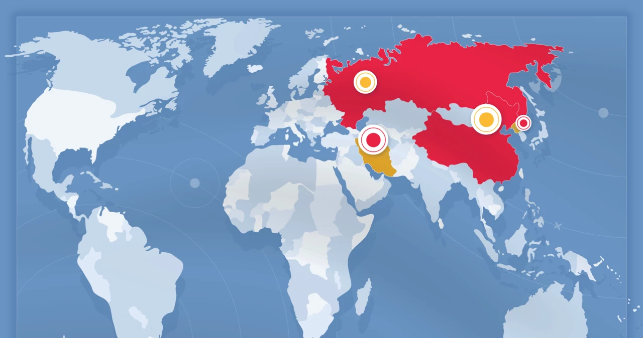 Moskwa, Teheran, Pekin i Pjongjang tworzą "kwartet chaosu"