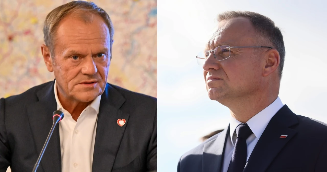 Od lewej: premier Donald Tusk i prezydent Andrzej Duda