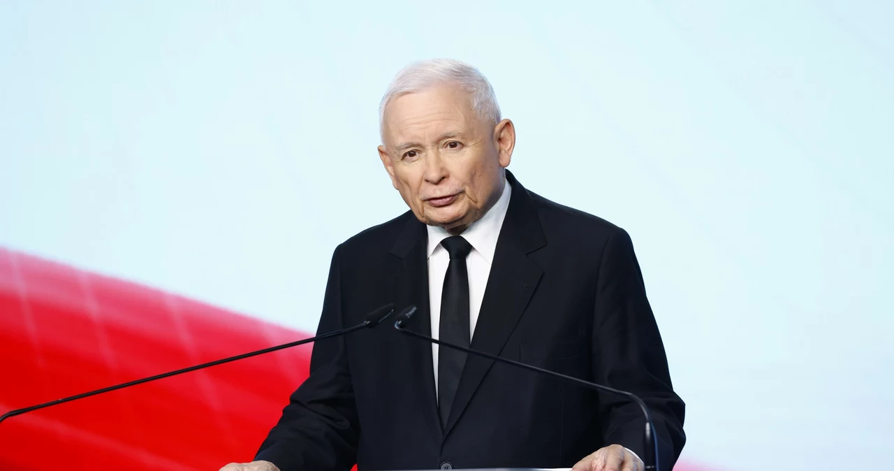 Prezes PiS Jarosław Kaczyński 