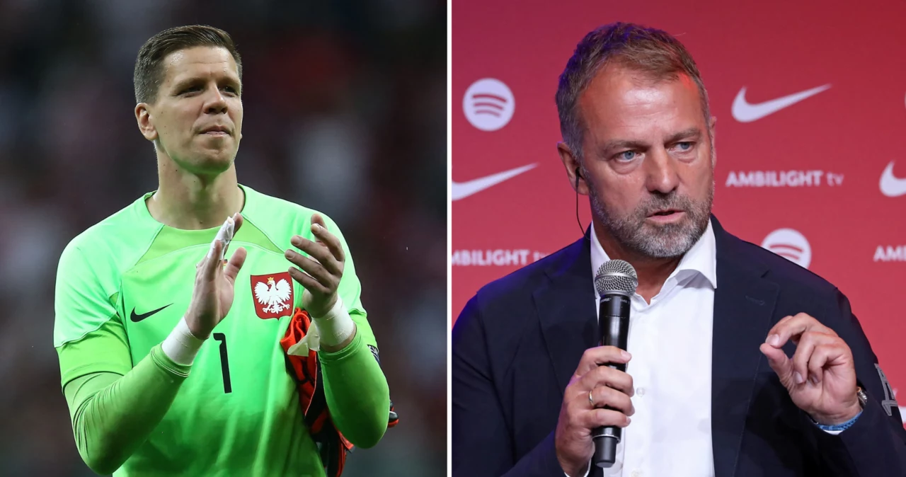 Wojciech Szczęsny i Hansi Flick