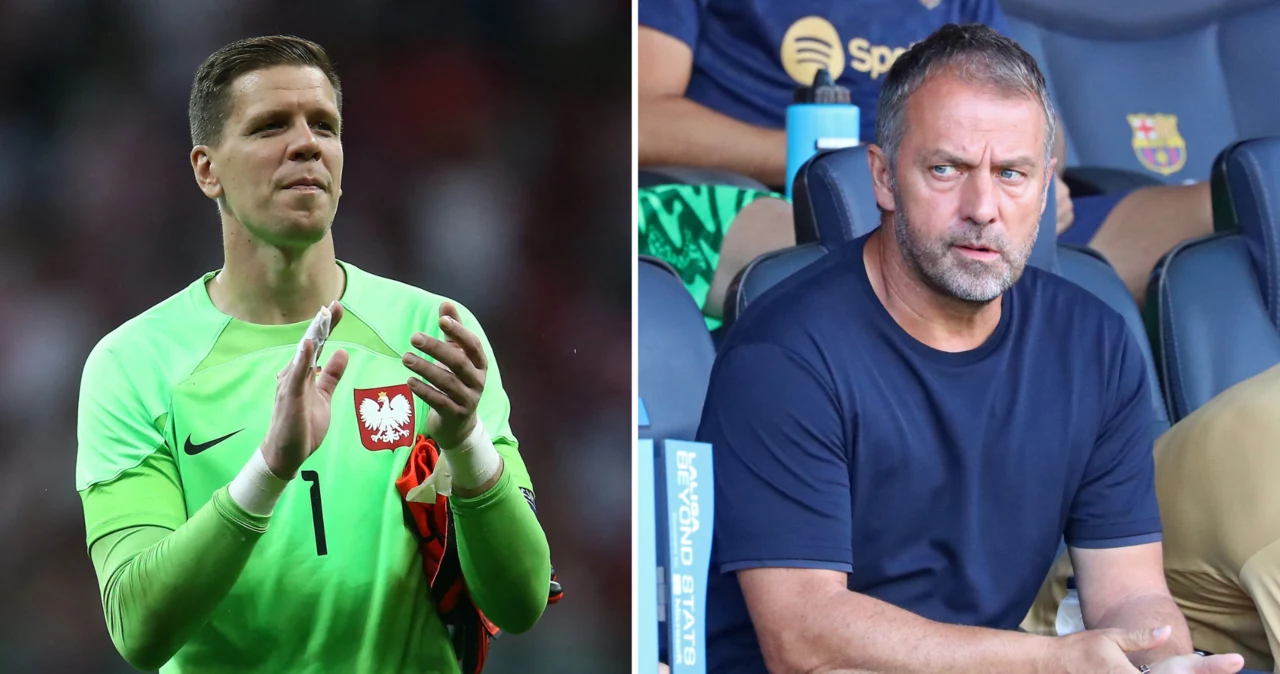 Wojciech Szczęsny i Hansi Flick