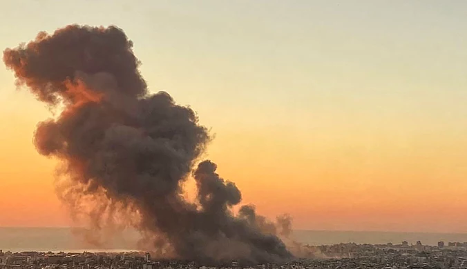 Kłęby dymu nad Bejrutem. Krwawy atak Izraela, są ofiary