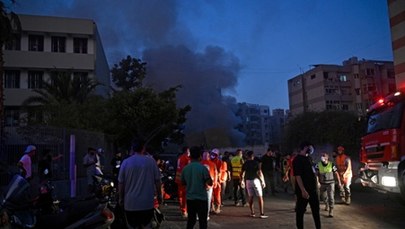 Potężny atak Izraela na Bejrut. Szef Hezbollahu na celowniku