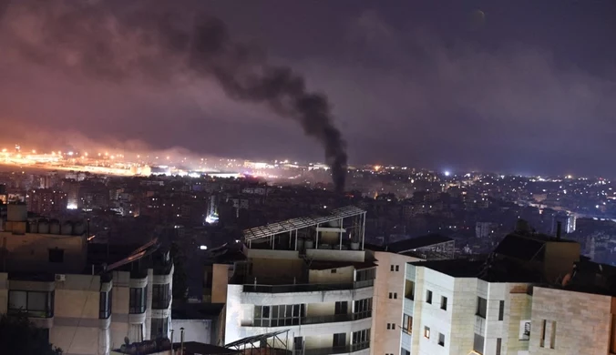 Izrael wykorzystał noc. Potężne uderzenie w Bejrut, Liban w płomieniach