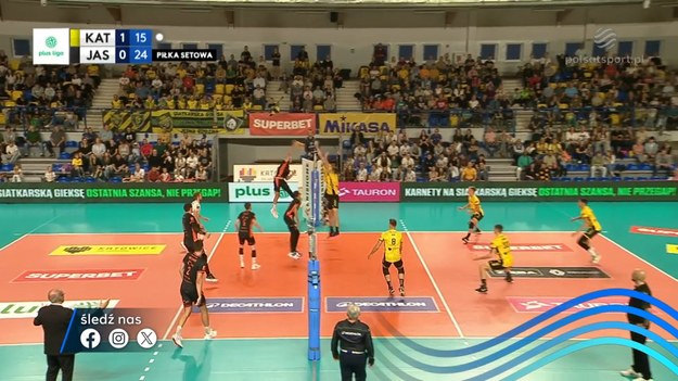 GKS Katowice – Jastrzębski Węgiel 1:3 (25:22, 17:25, 17:25, 18:25). Siatkówka. PlusLiga 2024/2025 - 3. kolejka.

