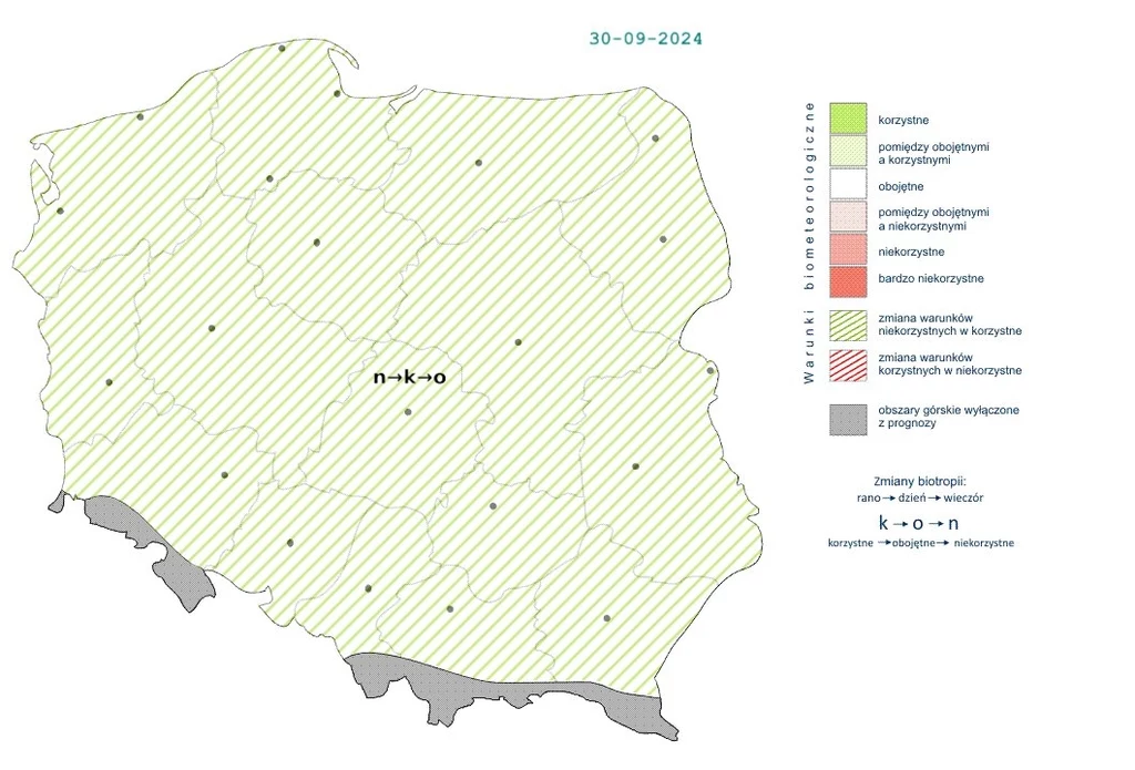 W poniedziałek rano z powodu niskich temperatur warunki nie będą nam sprzyjać, jednak słoneczny dzień przyniesie poprawę