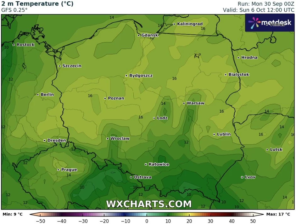 Cały tydzień będzie chłodny: w żadnym miejscu nie będzie cieplej niż 16-17 st. C