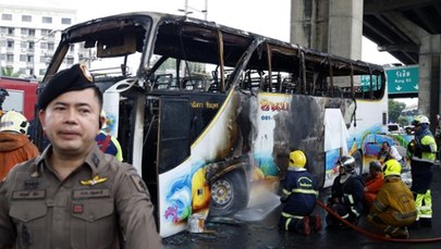 Wypadek szkolnego autobusu w Tajlandii. Zginęło 25 osób 