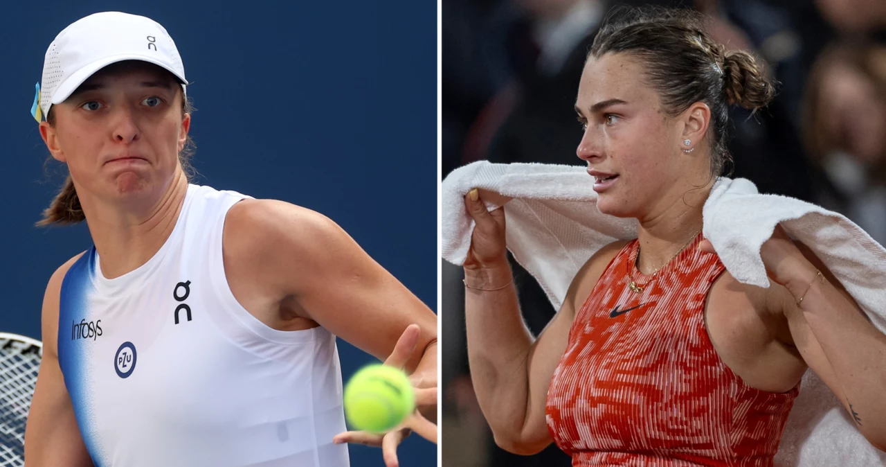 Iga Świątek i Aryna Sabalenka